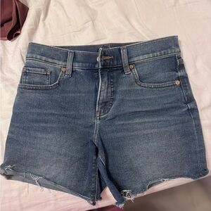 Express Dark Blue Denim Shorts size 2